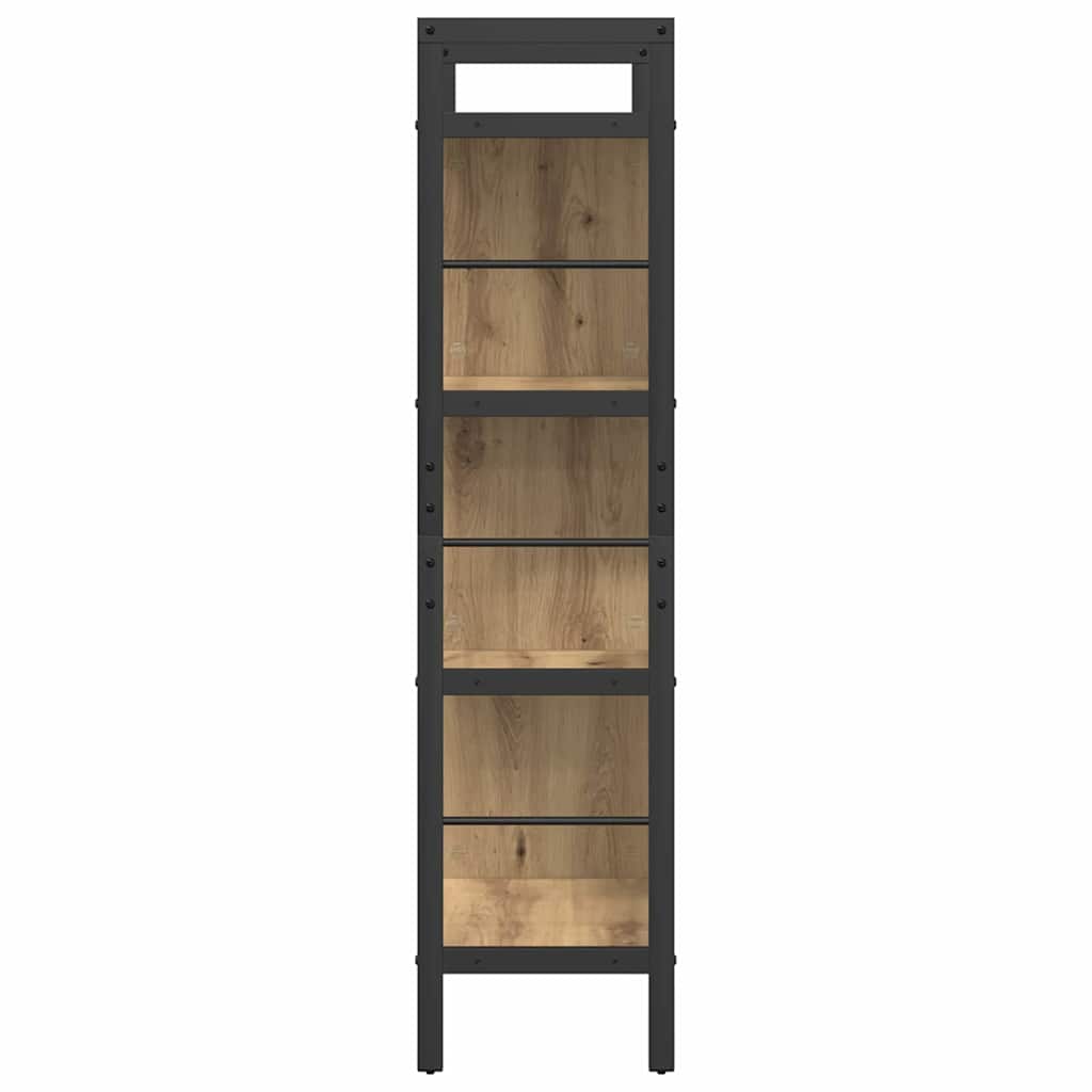 Bookshelf Artisan Oak 75 x 30 x 123.5 cm Engineered Wood