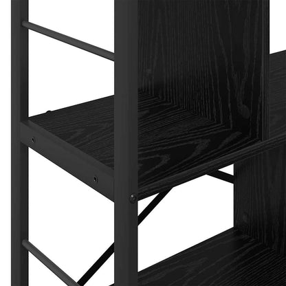 Bookshelf Black Oak 75 x 30 x 91 cm Engineered Wood
