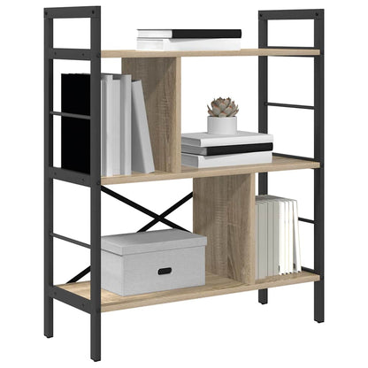Bookshelf Sonoma Oak 75 x 30 x 91 cm Engineered Wood
