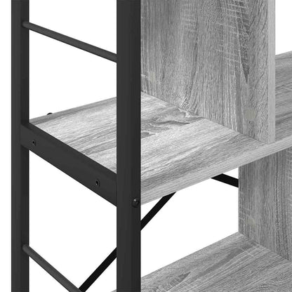Bookshelf Grey Sonoma 75 x 30 x 91 cm Engineered Wood