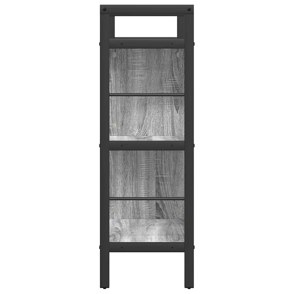 Bookshelf Grey Sonoma 75 x 30 x 91 cm Engineered Wood