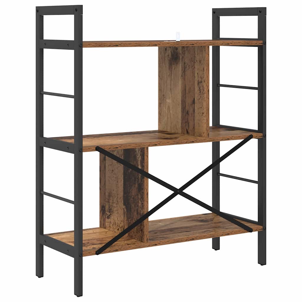 Bookshelf Old Wood 75 x 30 x 91 cm Engineered Wood