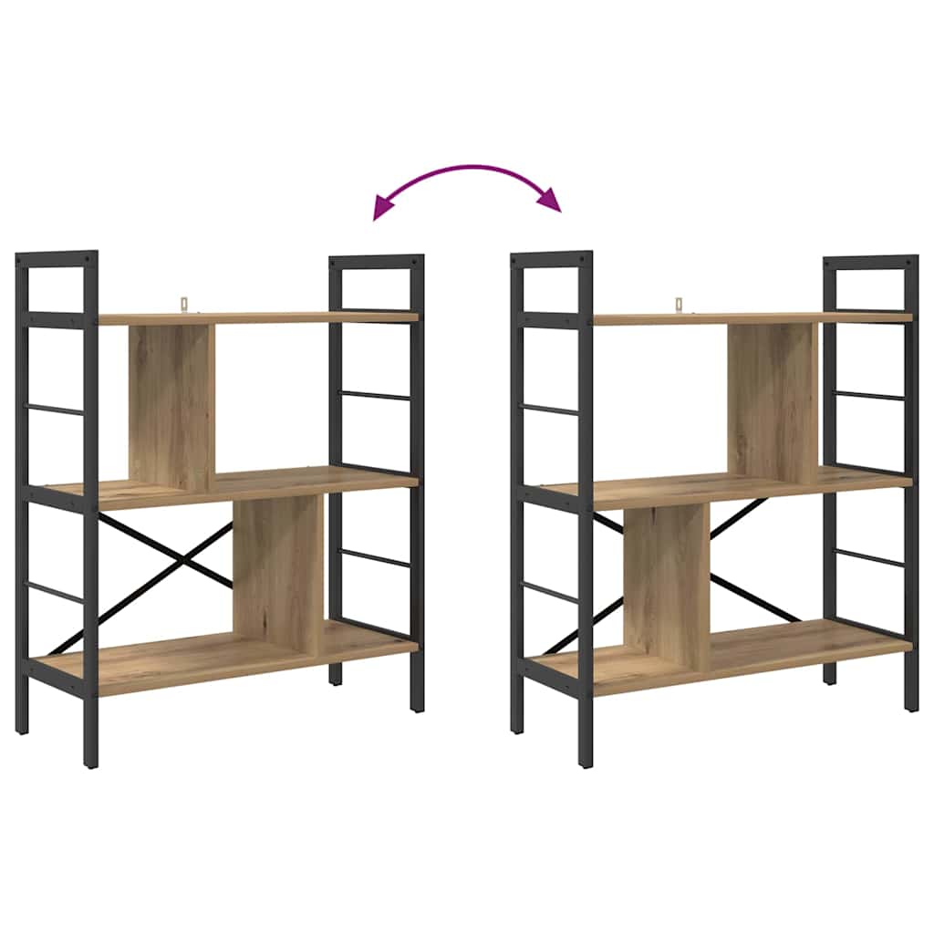 Bookshelf Artisan Oak 75 x 30 x 91 cm Engineered Wood