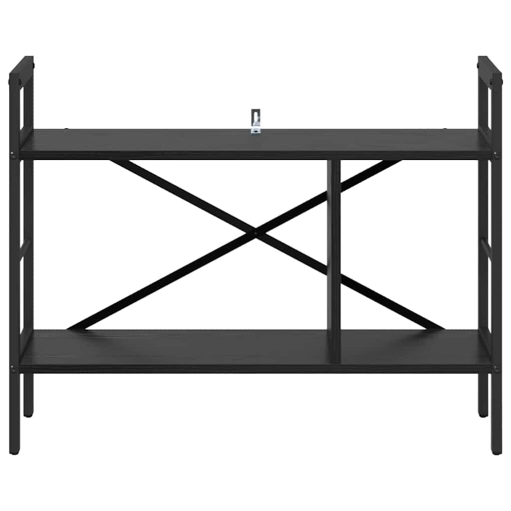 Bookshelf Black Oak 75 x 30 x 58.5 cm Engineered Wood