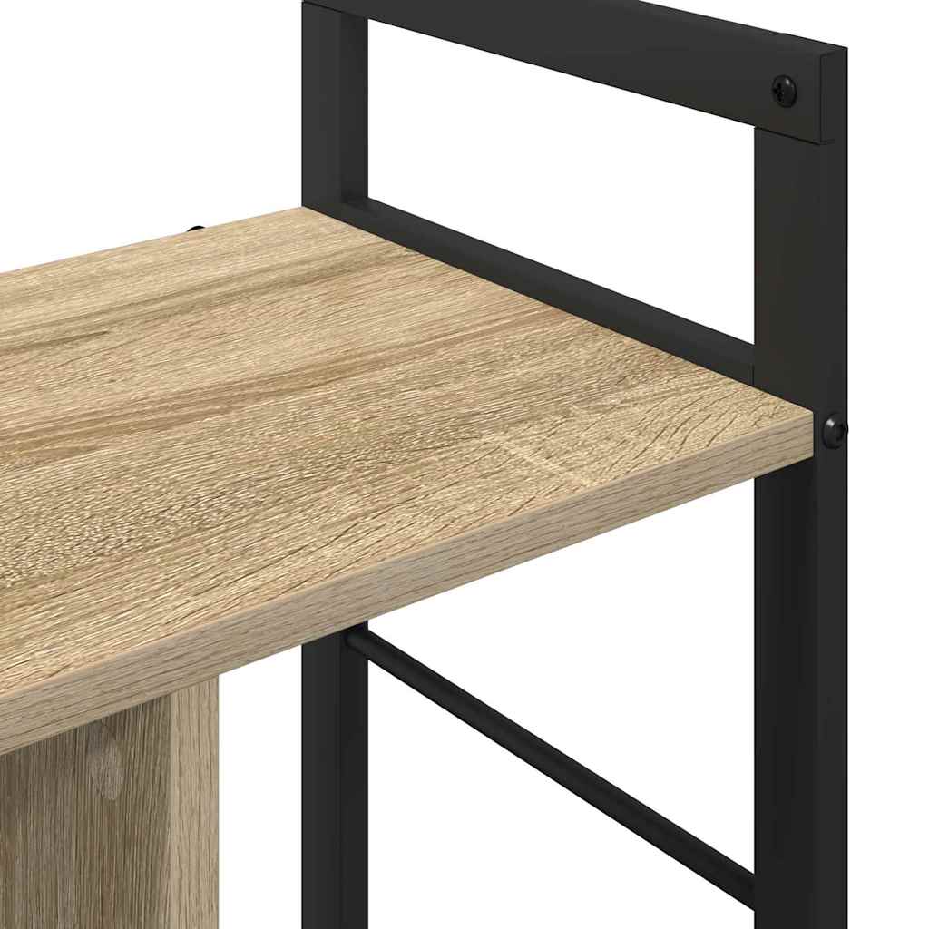 Bookshelf Sonoma Oak 75 x 30 x 58.5 cm Engineered Wood