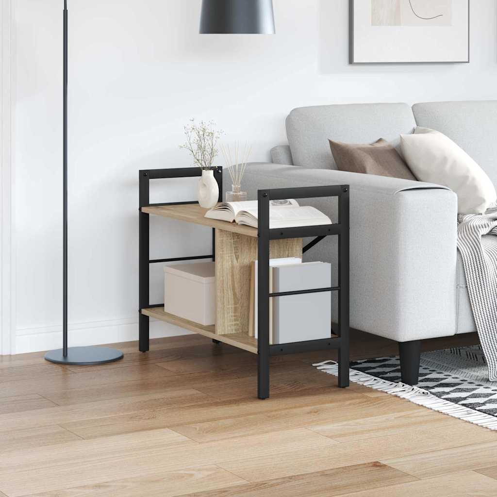 Bookshelf Sonoma Oak 75 x 30 x 58.5 cm Engineered Wood