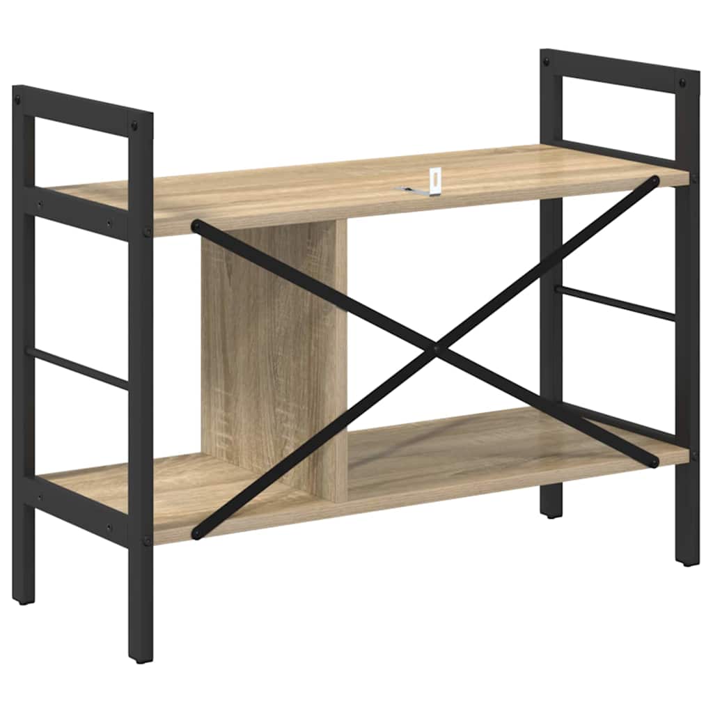 Bookshelf Sonoma Oak 75 x 30 x 58.5 cm Engineered Wood