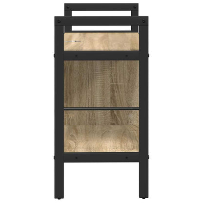 Bookshelf Sonoma Oak 75 x 30 x 58.5 cm Engineered Wood