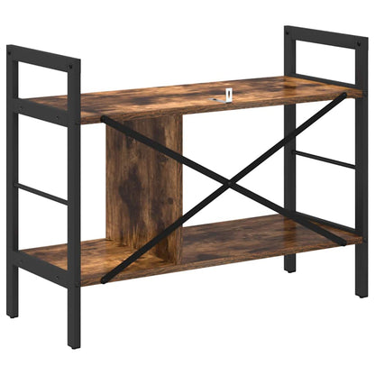 Bookshelf Smoked Oak 75 x 30 x 58.5 cm Engineered Wood