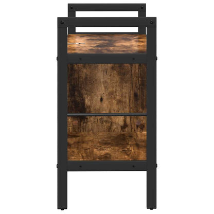 Bookshelf Smoked Oak 75 x 30 x 58.5 cm Engineered Wood