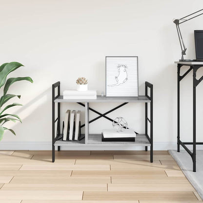 Bookshelf Grey Sonoma 75 x 30 x 58.5 cm Engineered Wood