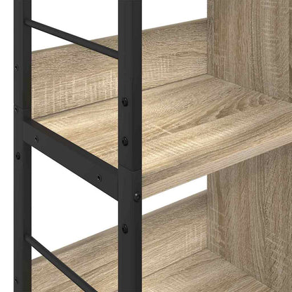 Bookshelf 8-Tier 82 x 32 x 144.5 cm Engineered Wood Sonoma Oak