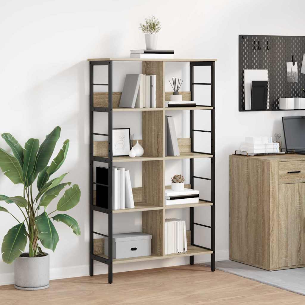 Bookshelf Sonoma Oak 82 x 32 x 144.5 cm Engineered Wood