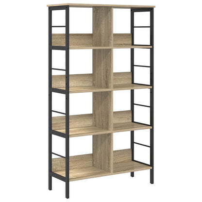 Bookshelf 8-Tier 82 x 32 x 144.5 cm Engineered Wood Sonoma Oak
