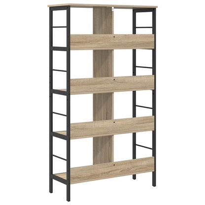 Bookshelf 8-Tier 82 x 32 x 144.5 cm Engineered Wood Sonoma Oak