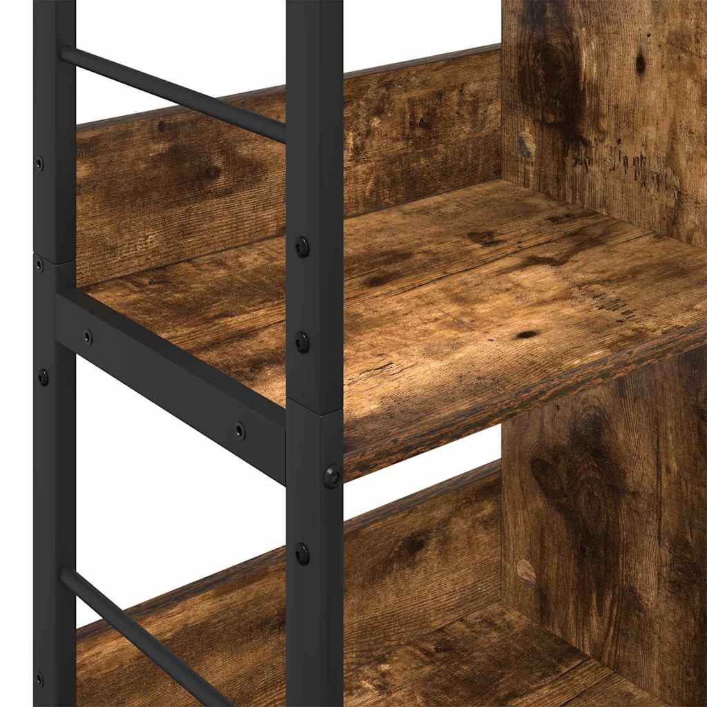 Bookshelf Smoked Oak 82 x 32 x 144.5 cm Engineered Wood