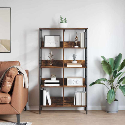 Bookshelf Smoked Oak 82 x 32 x 144.5 cm Engineered Wood