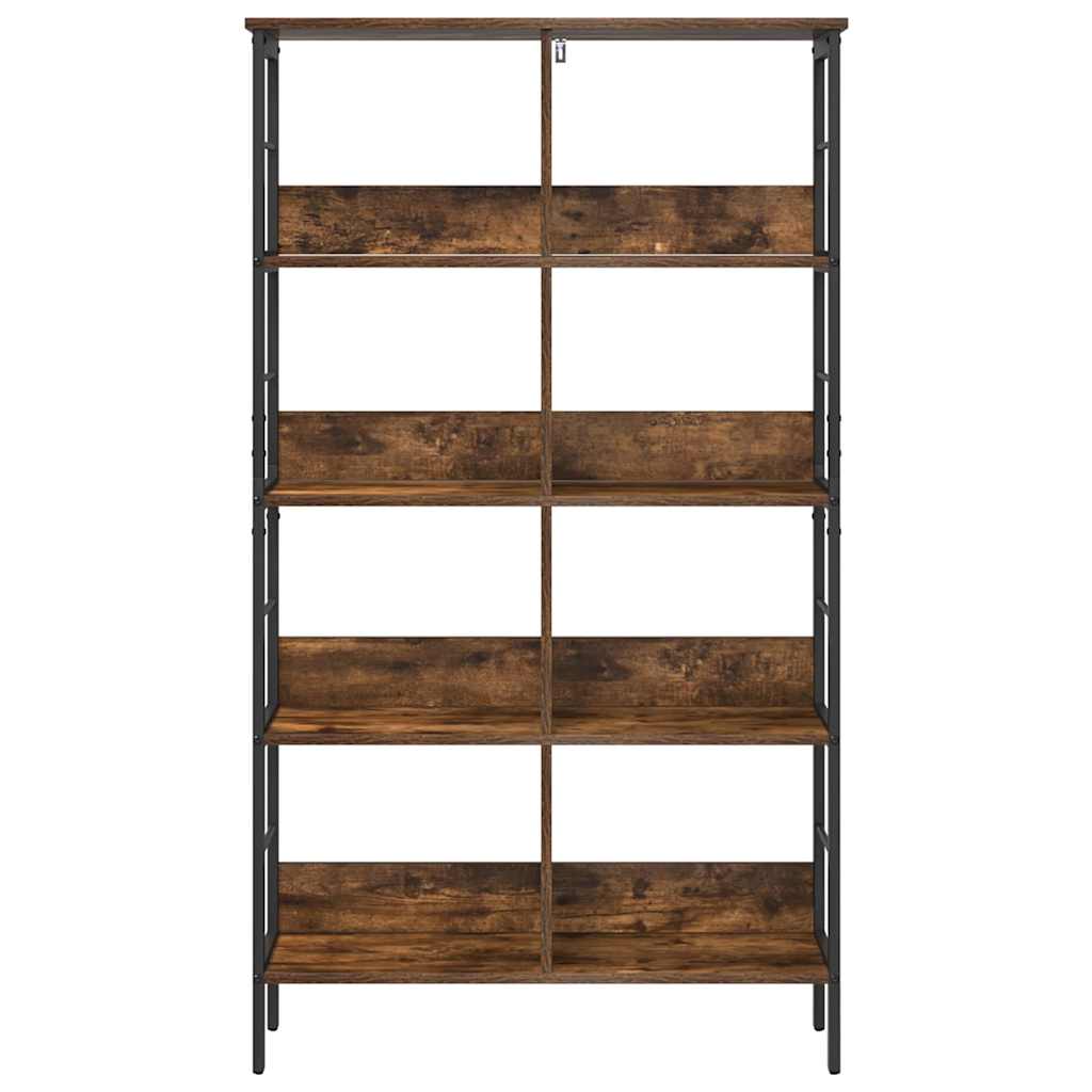 Bookshelf Smoked Oak 82 x 32 x 144.5 cm Engineered Wood