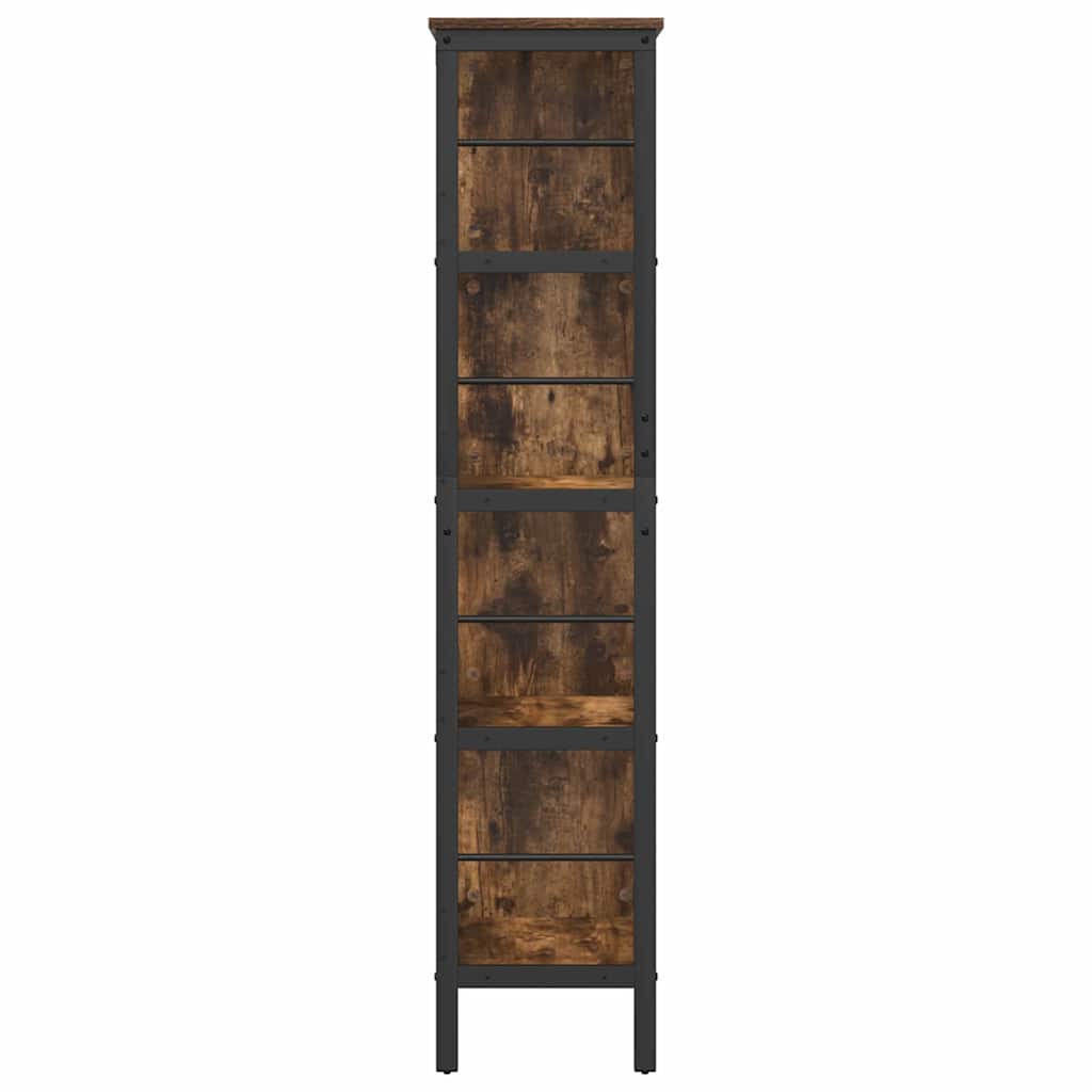 Bookshelf Smoked Oak 82 x 32 x 144.5 cm Engineered Wood