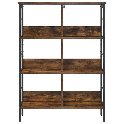 Bookshelf 6-Tier 82 x 32 x 112 cm Engineered Wood Smoked Oak