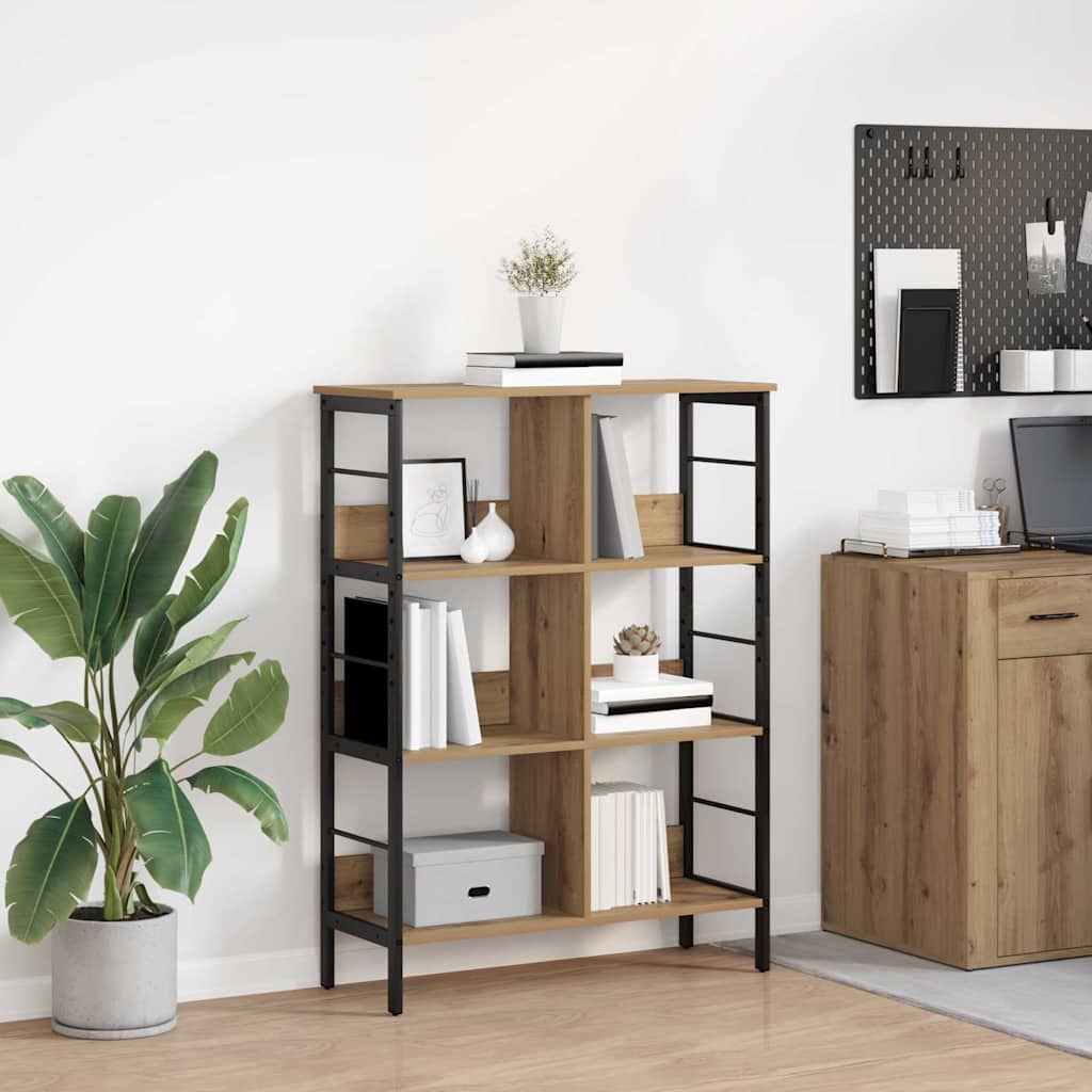 Bookshelf Artisan Oak 82 x 32 x 112 cm Engineered Wood