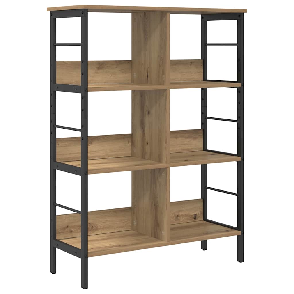 Bookshelf Artisan Oak 82 x 32 x 112 cm Engineered Wood