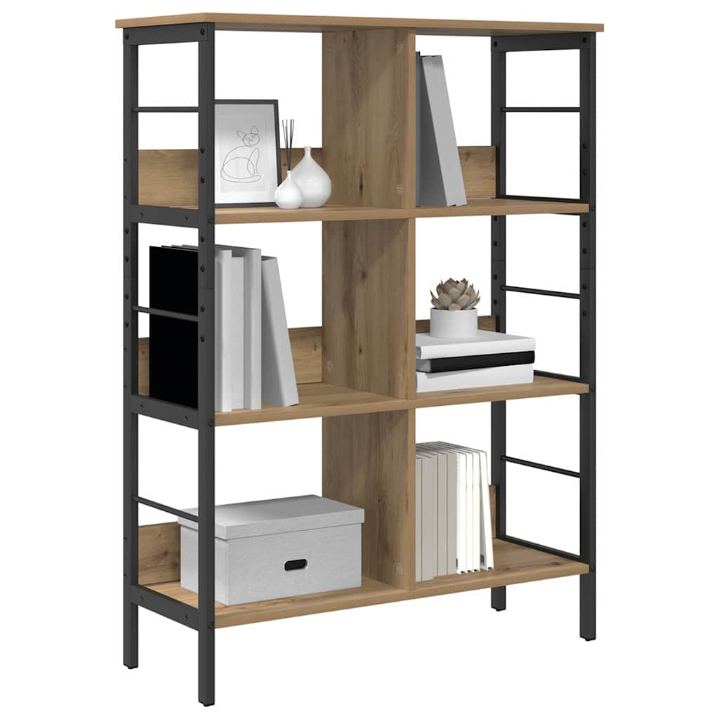 Bookshelf Artisan Oak 82 x 32 x 112 cm Engineered Wood