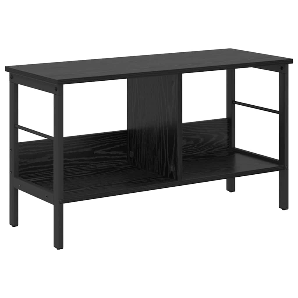 Bookshelf Black Oak 82 x 32 x 47 cm Engineered Wood