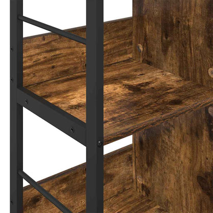 Bookshelf Smoked Oak 102 x 32 x 104.5 cm Engineered Wood