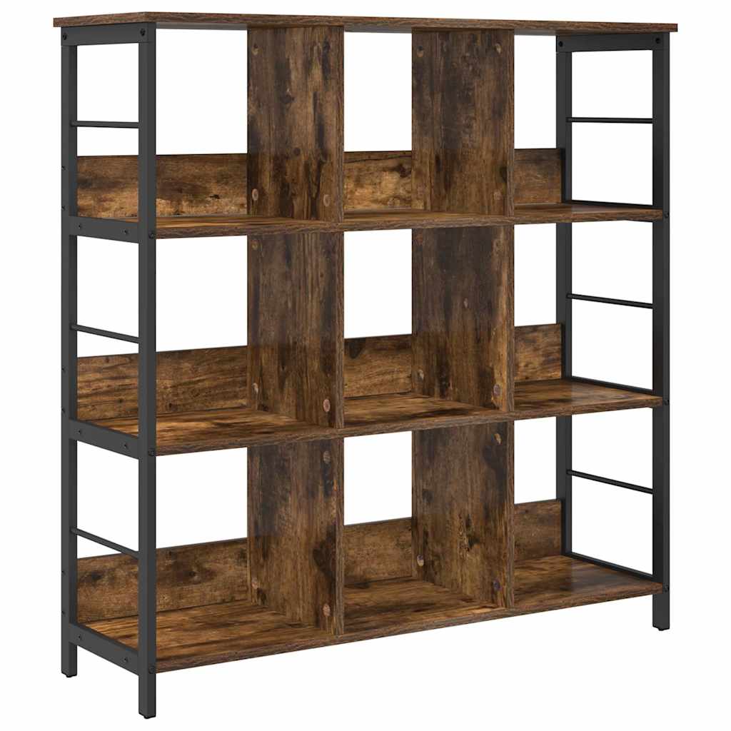 Bookshelf Smoked Oak 102 x 32 x 104.5 cm Engineered Wood