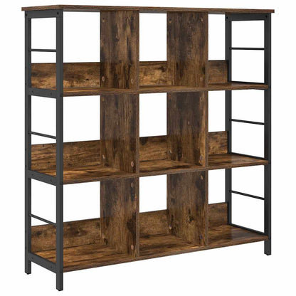 Bookshelf Smoked Oak 102 x 32 x 104.5 cm Engineered Wood