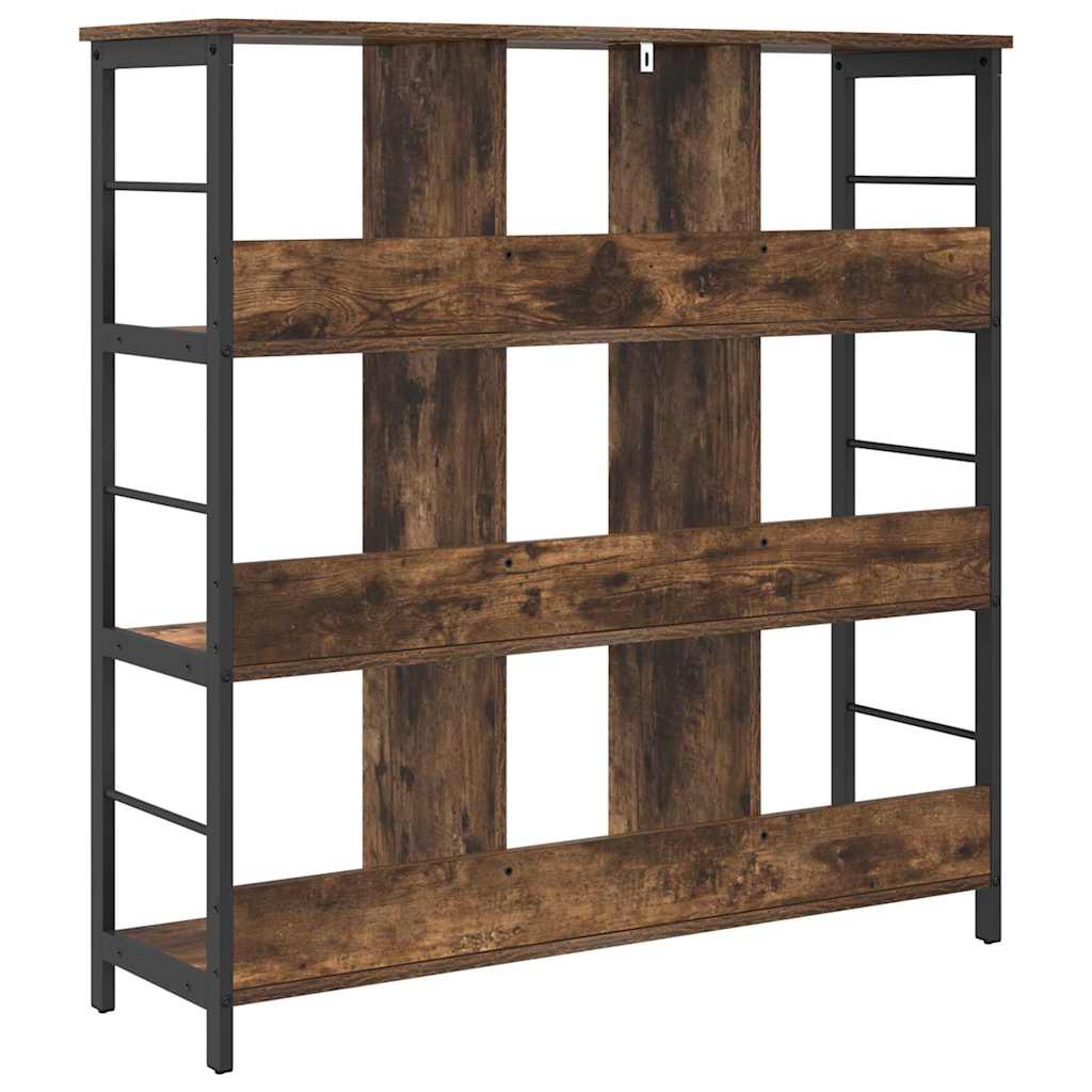Bookshelf Smoked Oak 102 x 32 x 104.5 cm Engineered Wood