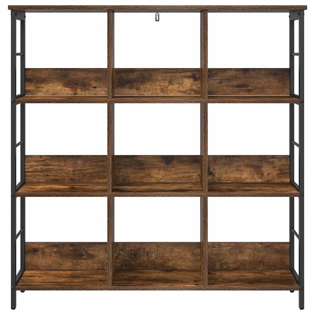 Bookshelf Smoked Oak 102 x 32 x 104.5 cm Engineered Wood