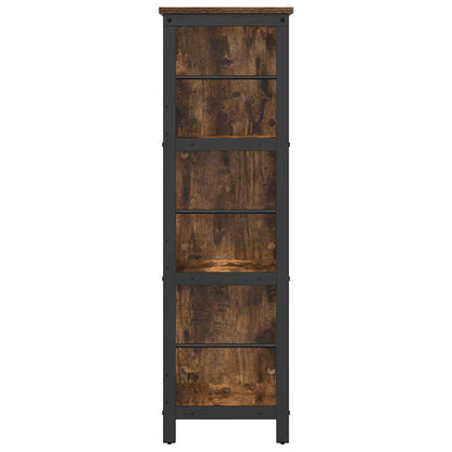 Bookshelf Smoked Oak 102 x 32 x 104.5 cm Engineered Wood
