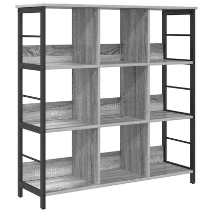 Bookshelf 9-Tier 102 x 32 x 104.5 cm Engineered Wood