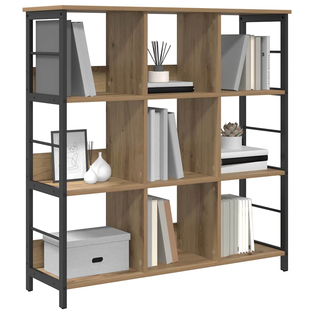 Bookshelf Artisan Oak 102 x 32 x 104.5 cm Engineered Wood