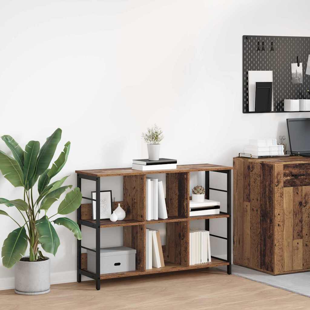 Bookshelf Old Wood 102 x 32 x 72.5 cm Engineered Wood