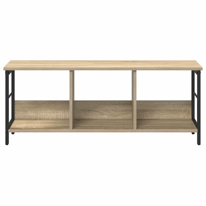 Bookshelf 3-Tier 102 x 32 x 40.5 cm Engineered Wood Sonoma Oak