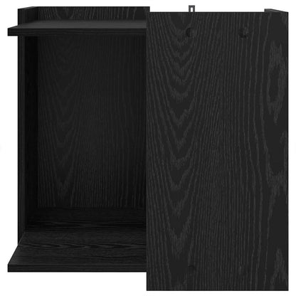 Cat Litter Box Enclosure Black oak 53 x 53 x 51 cm