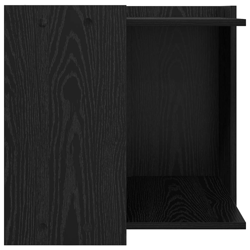 Cat Litter Box Enclosure Black oak 53 x 53 x 51 cm