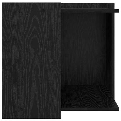Cat Litter Box Enclosure Black oak 53 x 53 x 51 cm