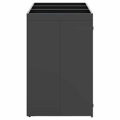 Wheelie Bin Storage for 3 Bins Anthracite 204 x 77.5 x 121.5 cm