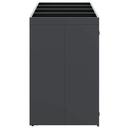Wheelie Bin Storage for 4 Bins Anthracite 272 x 77.5 x 121.5 cm