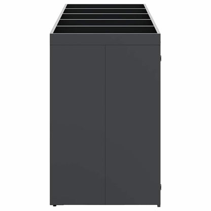 Wheelie Bin Storage for 5 Bins Anthracite 340 x 77.5 x 121.5 cm
