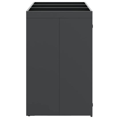Wheelie Bin Storage for 3 Bins Anthracite 204 x 77.5 x 121.5 cm