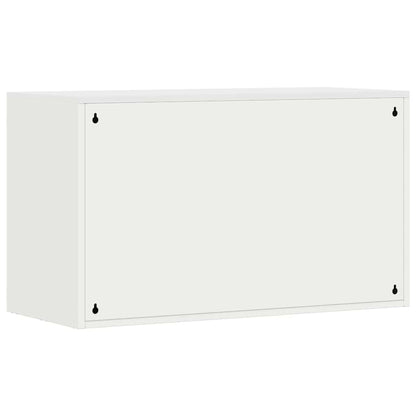 Wall Cabinet for Garage with Gas-lift Door White