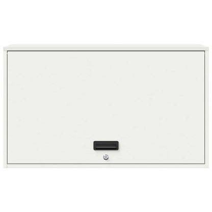 Wall Cabinet for Garage with Gas-lift Door White