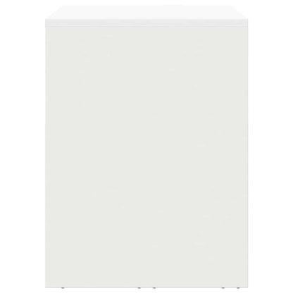 Wall Cabinet for Garage with Gas-lift Door White