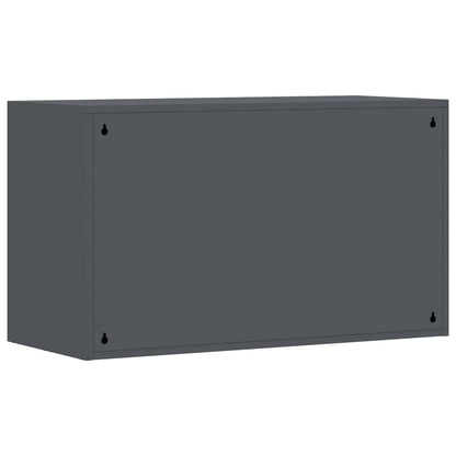 Wall Cabinet for Garage with Gas-lift Door Anthracite