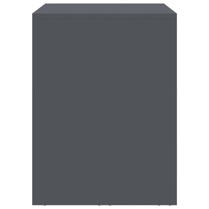 Wall Cabinet for Garage with Gas-lift Door Anthracite